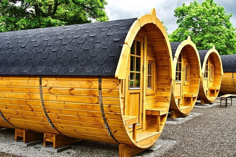 Timber garden storage pods