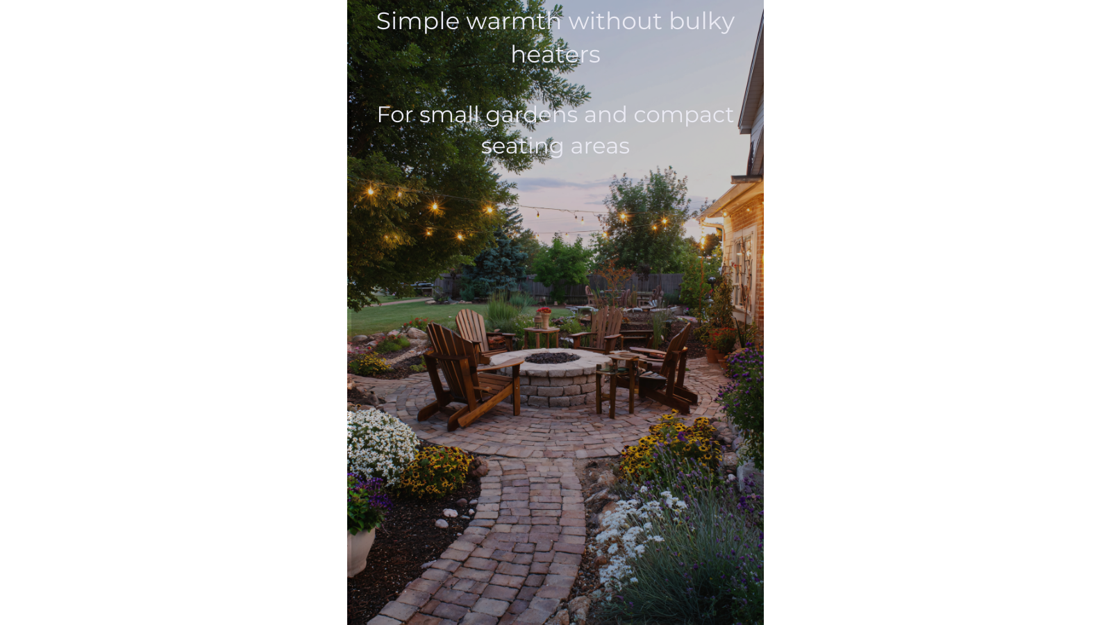 Simple warmth without bulky heaters